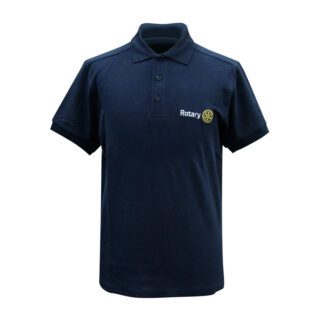 Polo with embroidery of the Rotary logo
