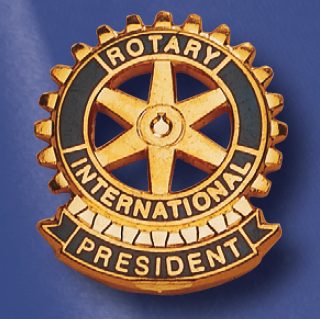 Rotary functions pin president