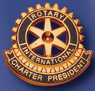 Functiepin charter president Rotary service club