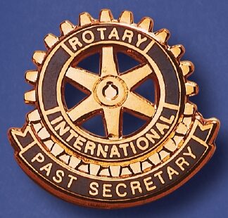 Rotary functiepin past secretary