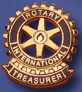 Rotary pin de fonction Treasurer