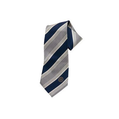 Krawatte Rotary in Blau-/Grautönen
